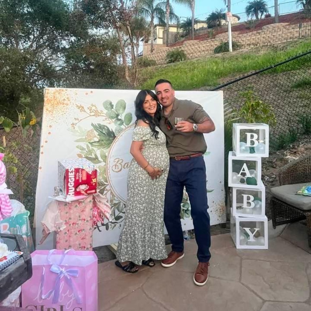 Mommy & Papi celebrating our baby GIRL Baby shower💕 4.22.23 we love you !!!